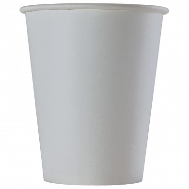 Бумажный стакан белый, 150 мл (100 шт)
